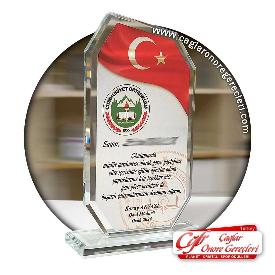 ÇAĞLAR PLAKET HİZMET ANISI PLAKET